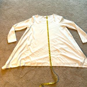 bryn WALKER off-white, swingy tunic. Sz L or XL